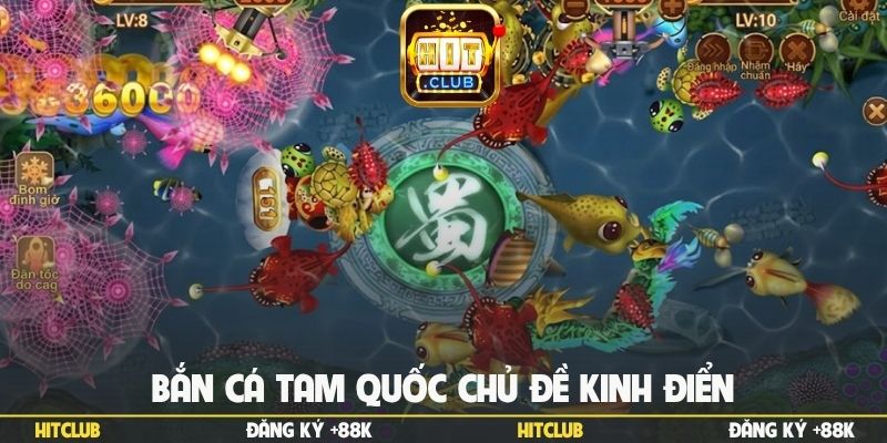 Bắn cá Tam Quốc chủ đề kinh điển