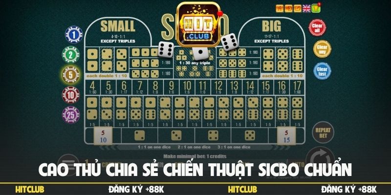 Cao thủ chia sẻ chiến thuật sicbo chuẩn