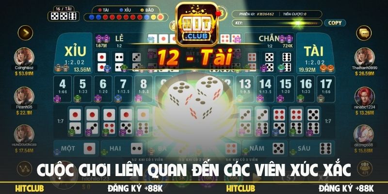 Cuộc chơi liên quan đến các viên xúc xắc