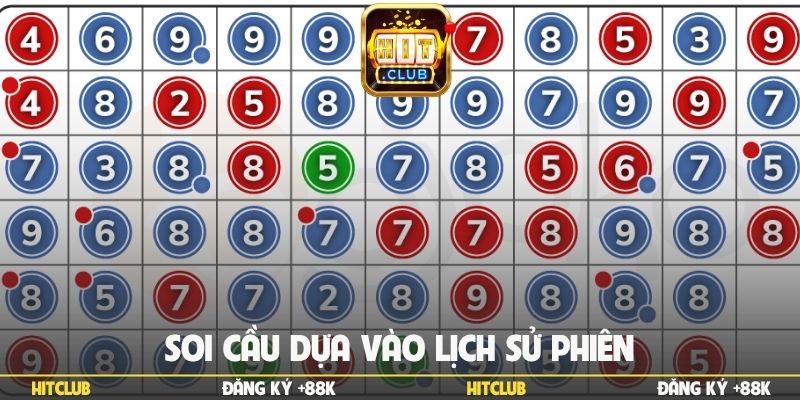 Soi cầu dựa vào lịch sử phiên