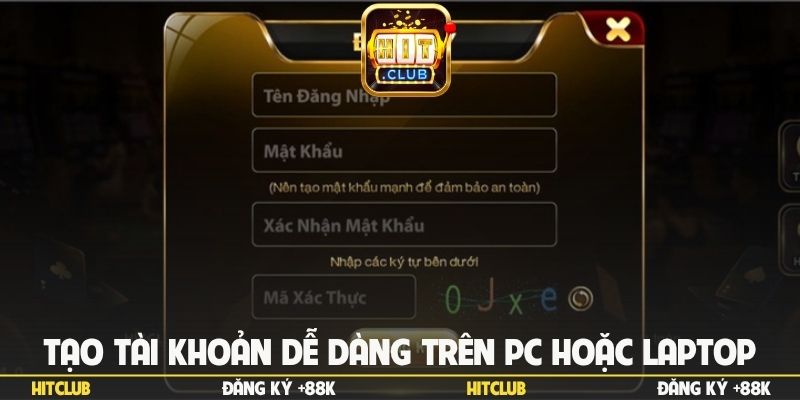 Tạo tài khoản dễ dàng trên PC hoặc laptop của bạn